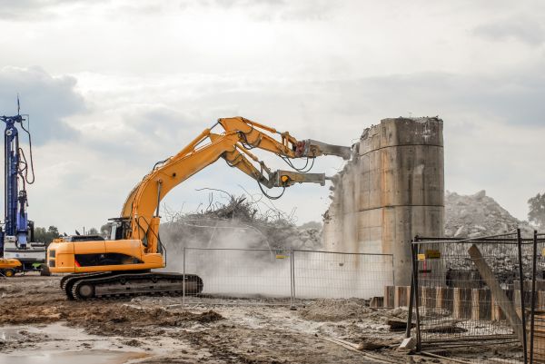 Silo Demolition in Valdosta